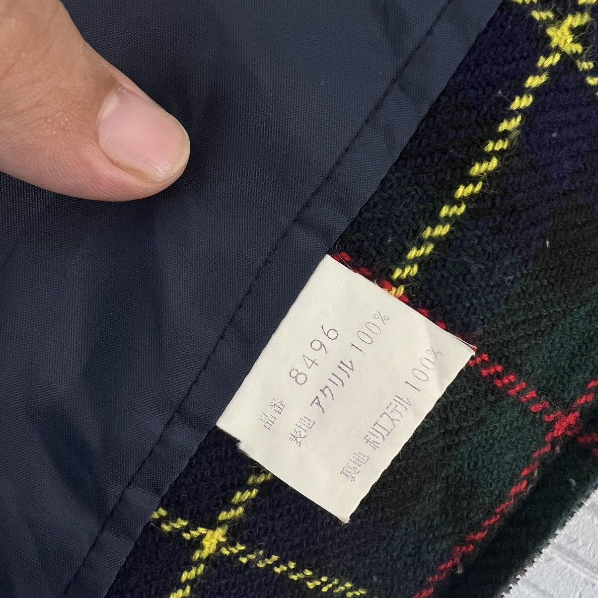 Japanese Brand VINTAGE OFFROAD MADE IN JAPAN VARSITY JACKET TARTAN DESIGN Size US S / EU 44-46 / 1 - 11 Thumbnail