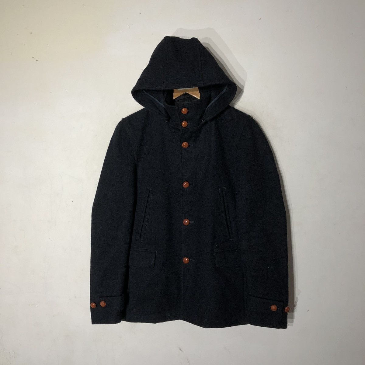 SHIPS × Ships Jet Blue SHIP WOOL JACKET FABRIC OF JAPAN Size US S / EU 44-46 / 1 - 8 Thumbnail