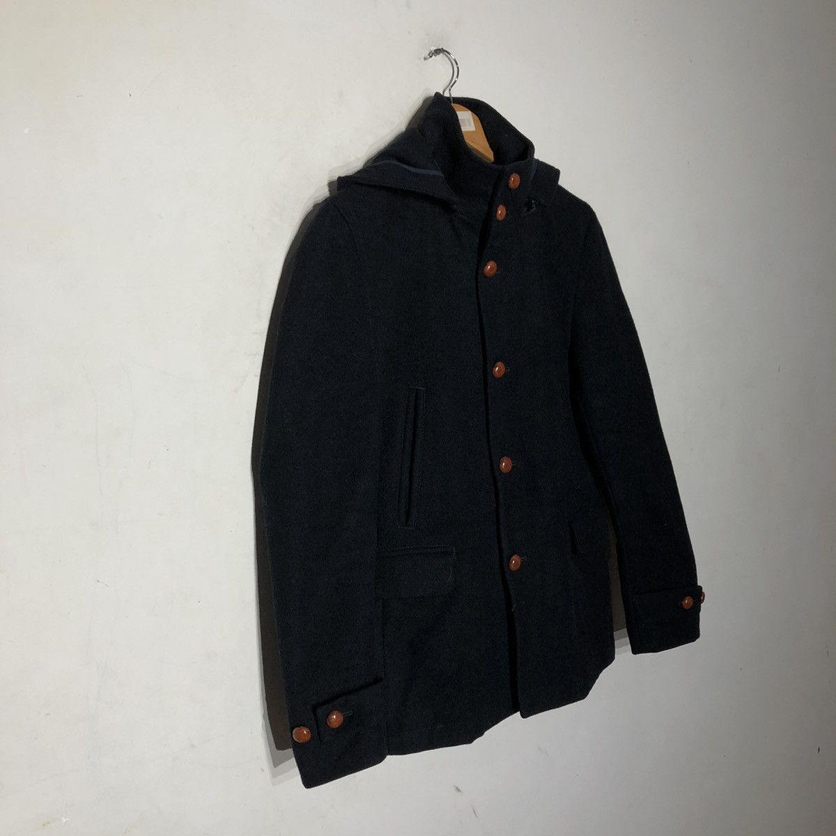SHIPS × Ships Jet Blue SHIP WOOL JACKET FABRIC OF JAPAN Size US S / EU 44-46 / 1 - 6 Thumbnail