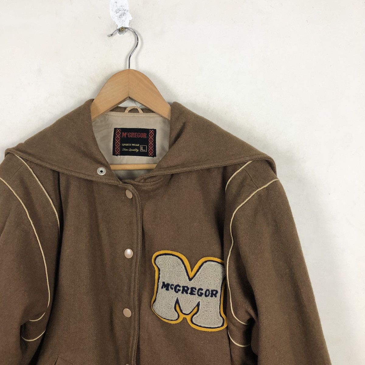 Japanese Brand MC GREGOR VARSITY JACKET BIG LOGO Size US L / EU 52-54 / 3 - 2 Thumbnail