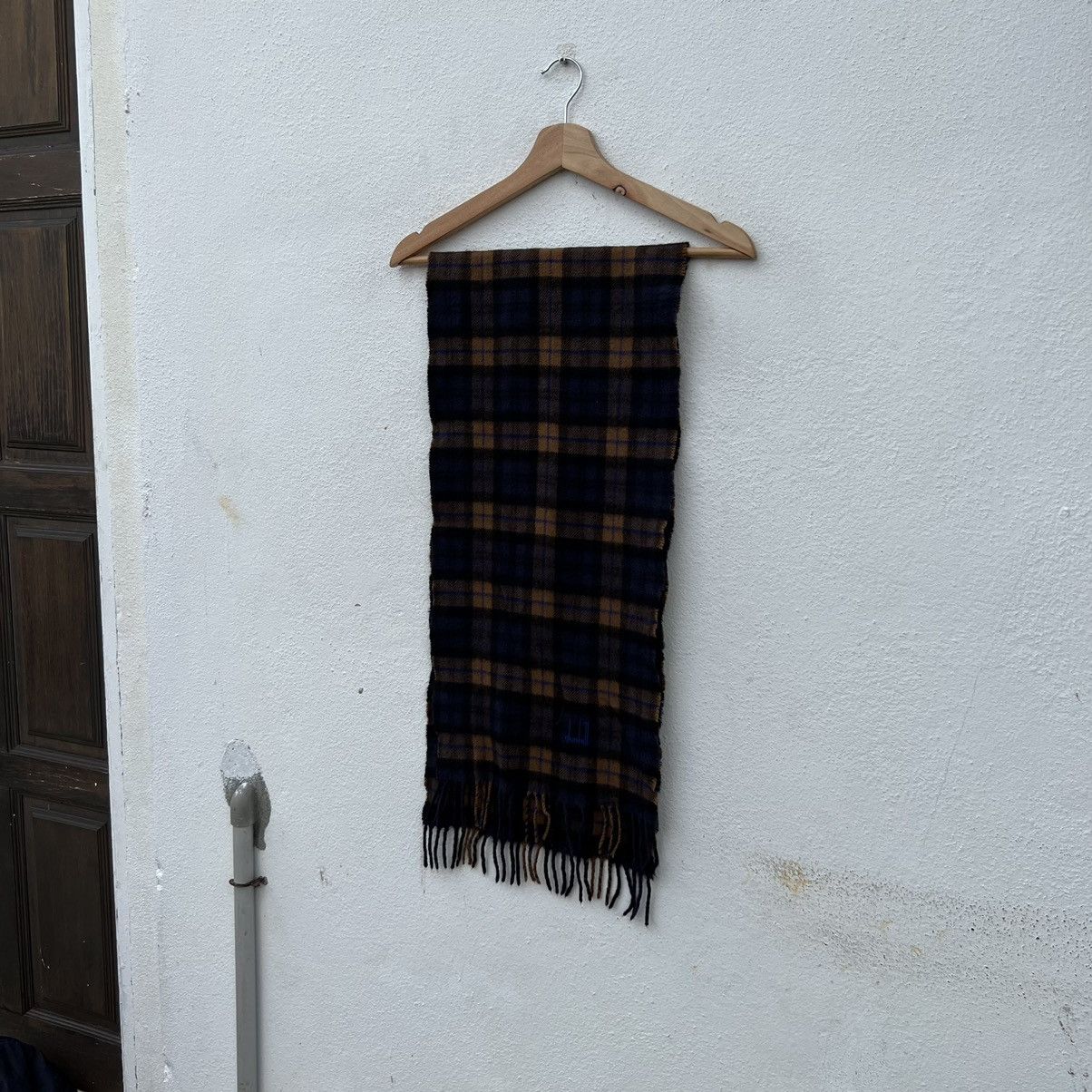Japanese Brand RARE LONG SCARVES DUNHILL LONDON 100% CASHMERE 12 X 53 Size ONE SIZE - 7 Thumbnail
