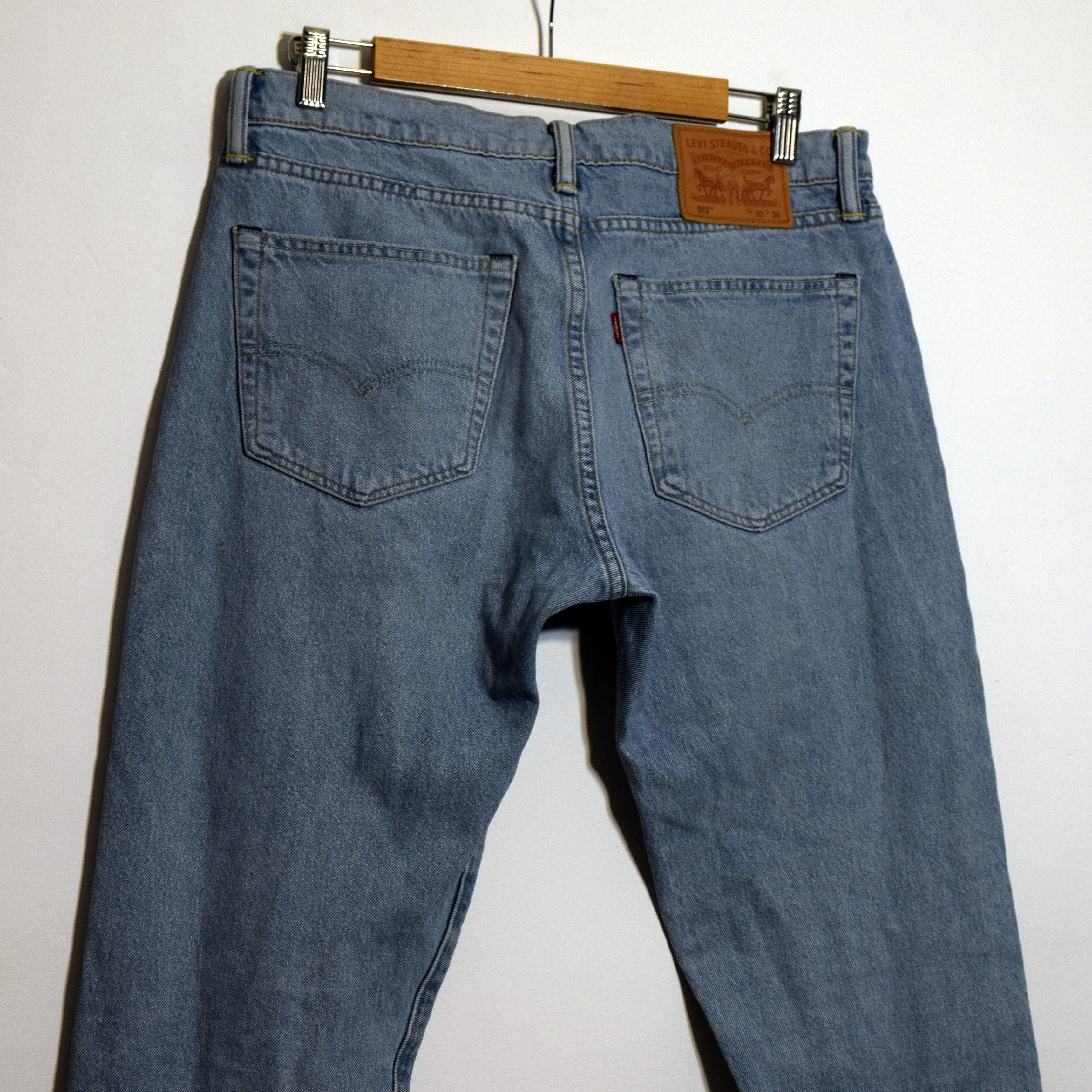 Levi's × Levi's Vintage Clothing Washed Indigo 512 Levi’s Jeans 33 x 36 Size US 33 - 3 Thumbnail
