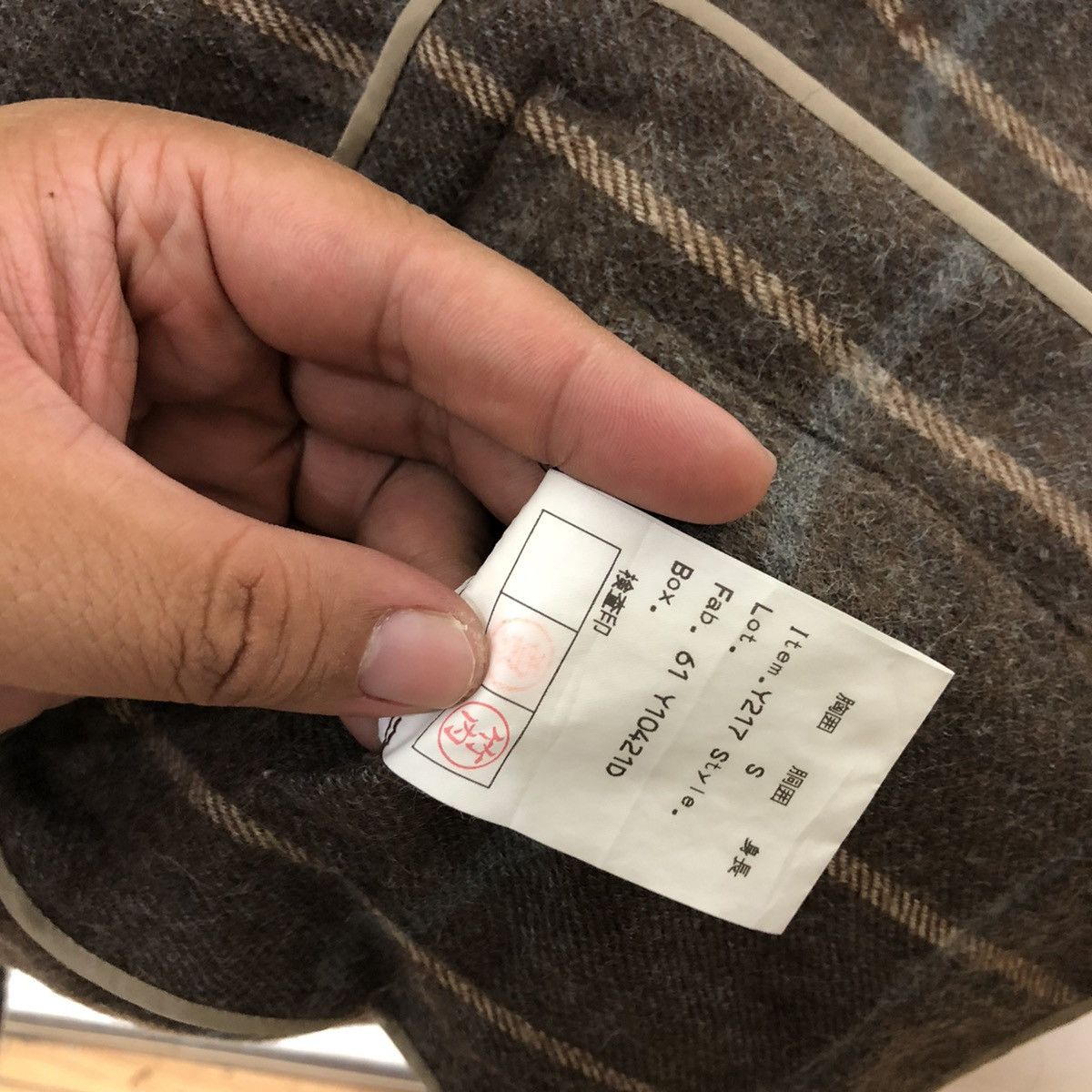 Vintage MONSIEUR GIVENCHY COAT TARTAN DESIGN Size US S / EU 44-46 / 1 - 12 Thumbnail
