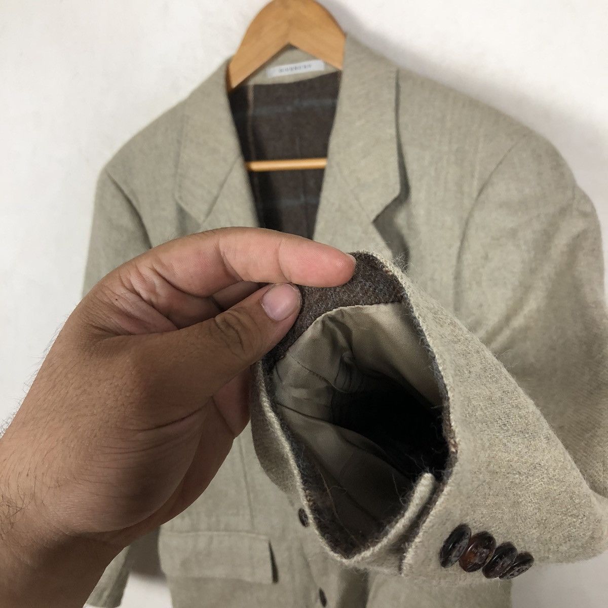 Vintage MONSIEUR GIVENCHY COAT TARTAN DESIGN Size US S / EU 44-46 / 1 - 5 Thumbnail