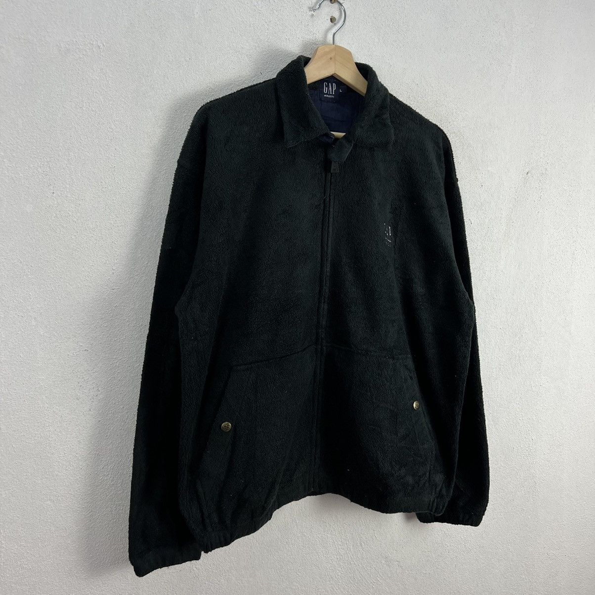 Japanese Brand VINTAGE GAP WORLD CITY ZIPPER FLEECE JACKET Size US L / EU 52-54 / 3 - 2 Thumbnail