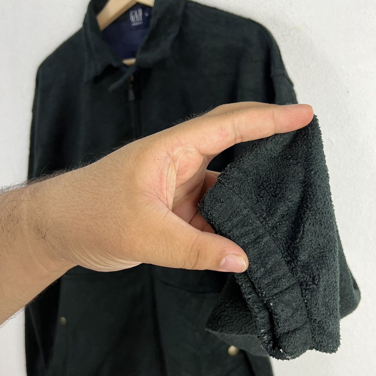 Japanese Brand VINTAGE GAP WORLD CITY ZIPPER FLEECE JACKET Size US L / EU 52-54 / 3 - 6 Thumbnail
