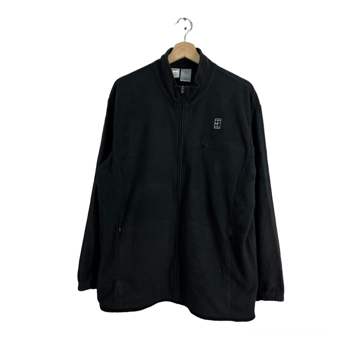 Nike VINTAGE NIKE COURT FLEECE ZIPPER JACKET Size US L / EU 52-54 / 3 - 1 Thumbnail