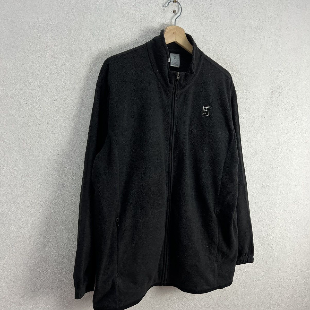 Nike VINTAGE NIKE COURT FLEECE ZIPPER JACKET Size US L / EU 52-54 / 3 - 3 Thumbnail