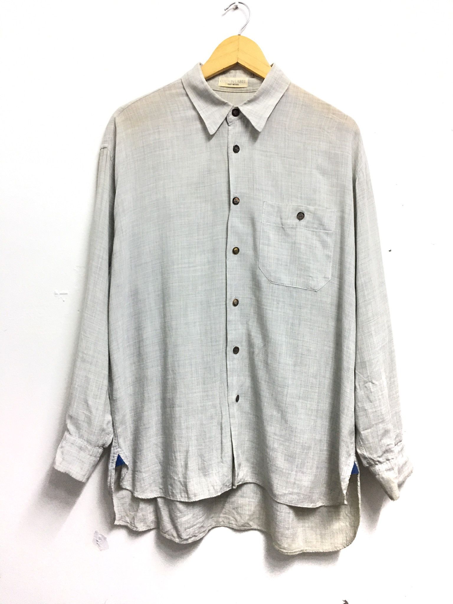 Issey Miyake Super Cool Rayon Fabric Vintage Issey Miyake Size US S / EU 44-46 / 1 - 1 Thumbnail