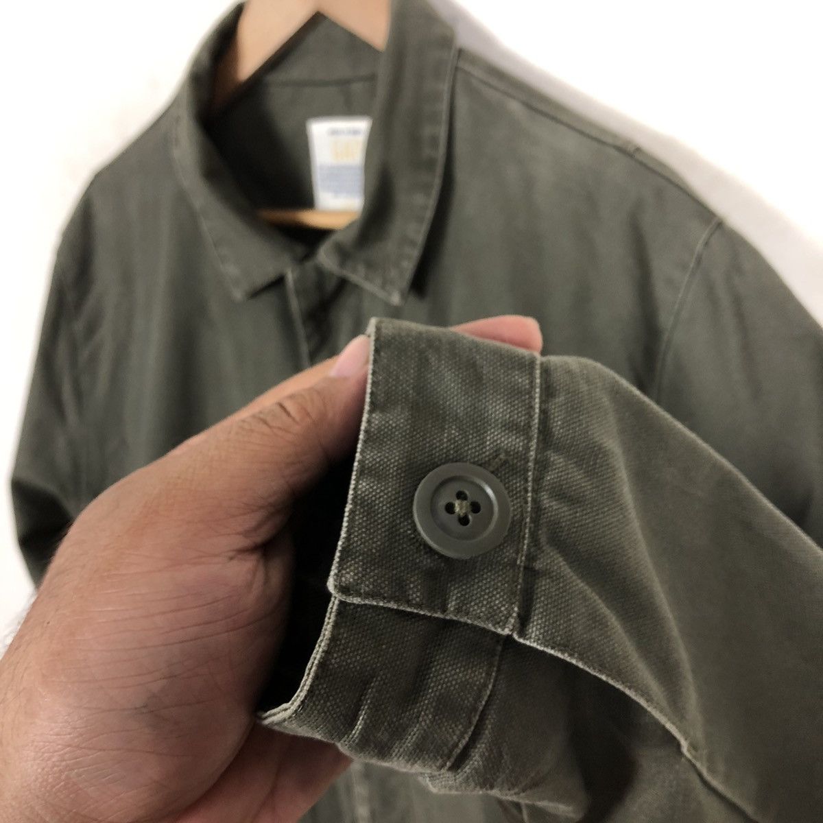 Japanese Brand VINTAGE BUTTON JACKET GAP MILITARY ARMY DESIGN Size US S / EU 44-46 / 1 - 6 Thumbnail