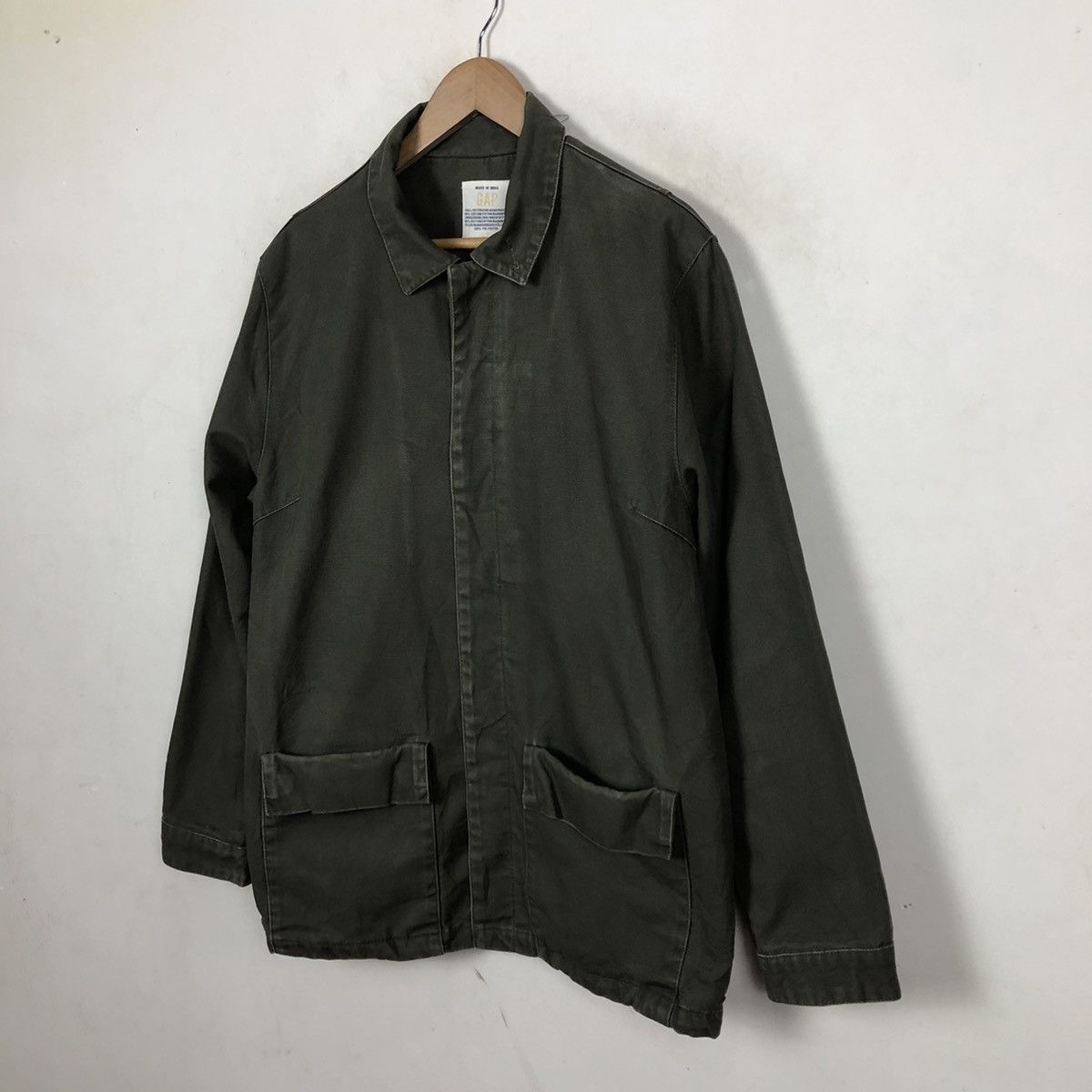 Japanese Brand VINTAGE BUTTON JACKET GAP MILITARY ARMY DESIGN Size US S / EU 44-46 / 1 - 2 Thumbnail