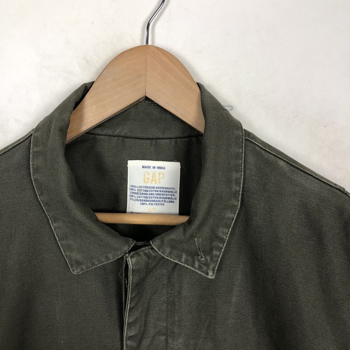 Japanese Brand VINTAGE BUTTON JACKET GAP MILITARY ARMY DESIGN Size US S / EU 44-46 / 1 - 5 Thumbnail