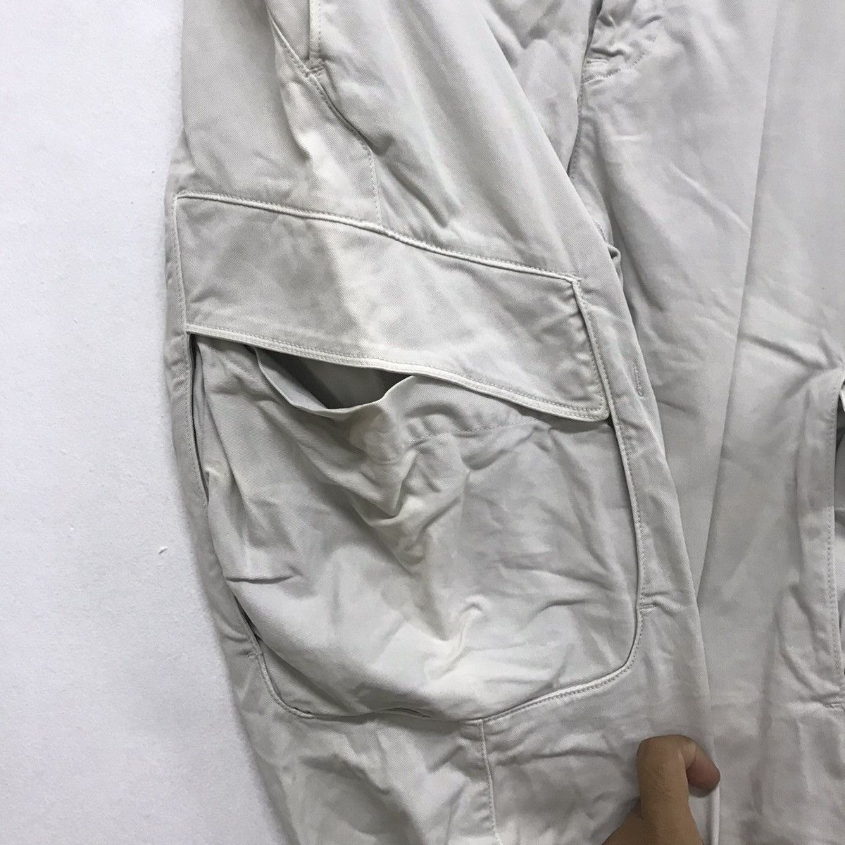 Stone Island Vintage Stone Island Cargo Pants Cream White Size US 34 / EU 50 - 9 Thumbnail