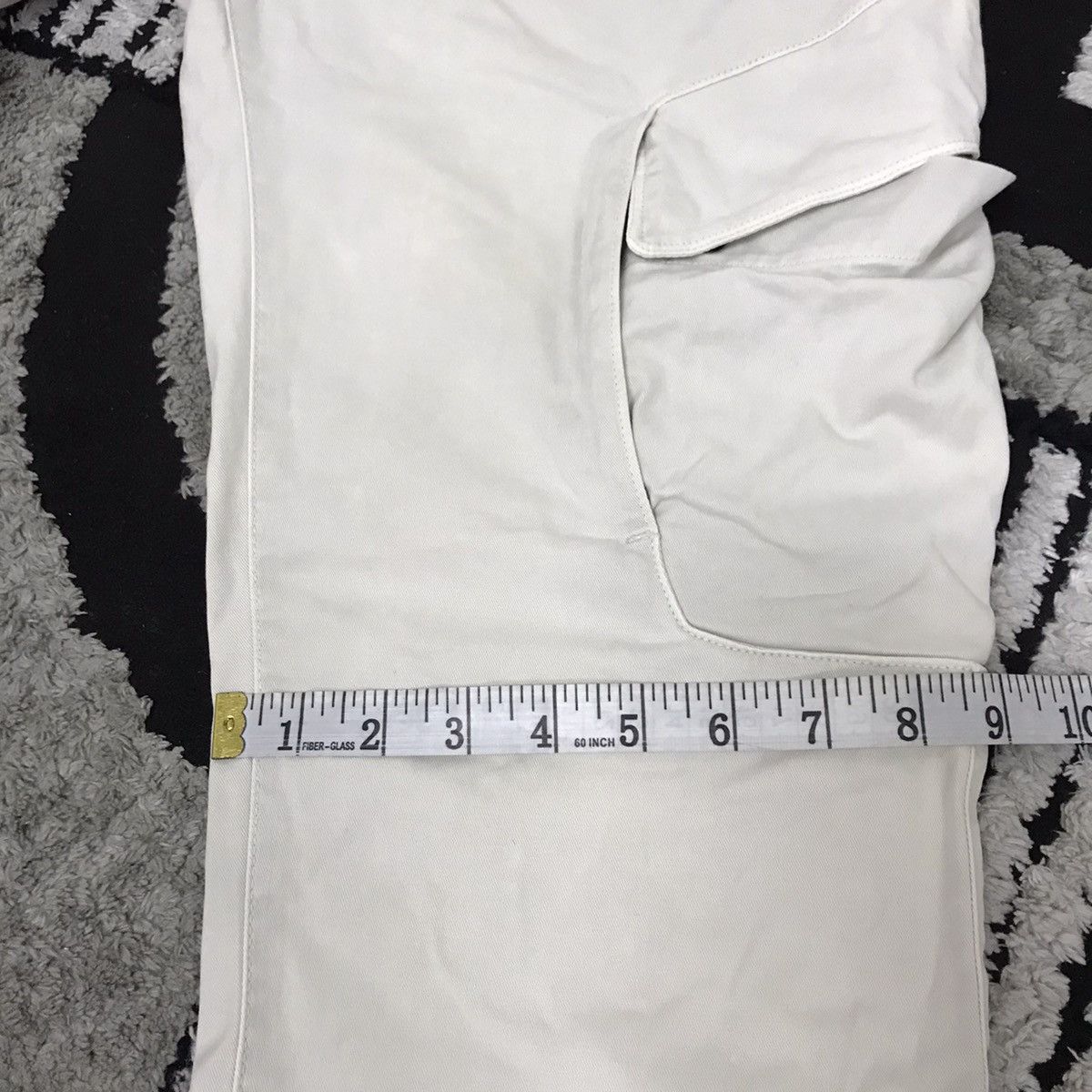 Stone Island Vintage Stone Island Cargo Pants Cream White Size US 34 / EU 50 - 21 Thumbnail