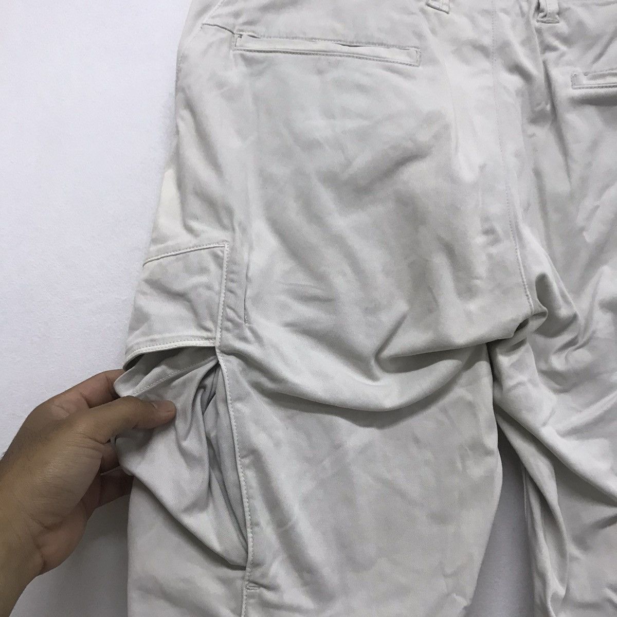 Stone Island Vintage Stone Island Cargo Pants Cream White Size US 34 / EU 50 - 5 Thumbnail