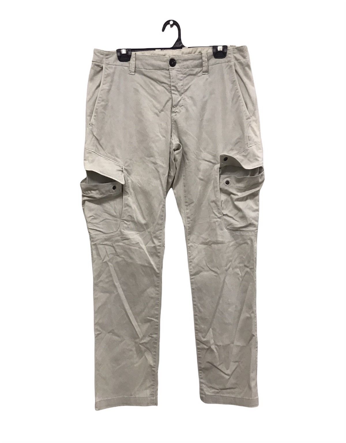 Stone Island Vintage Stone Island Cargo Pants Cream White Size US 34 / EU 50 - 1 Thumbnail