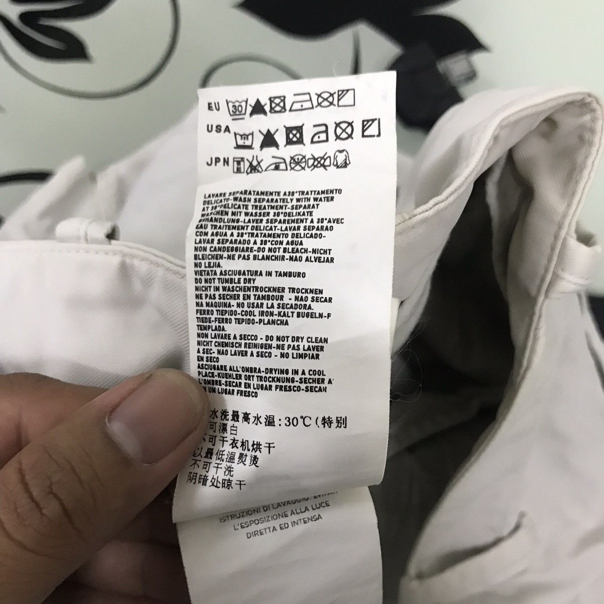 Stone Island Vintage Stone Island Cargo Pants Cream White Size US 34 / EU 50 - 14 Thumbnail