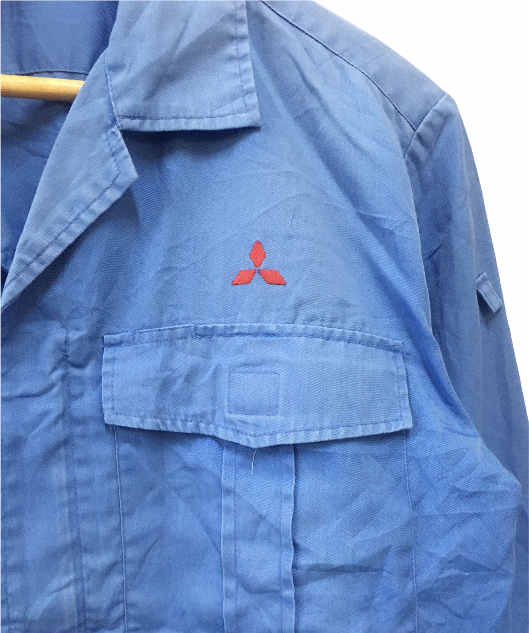 Japanese Brand Vintage Mitsubishi Workers Jacket Size US L / EU 52-54 / 3 - 3 Thumbnail