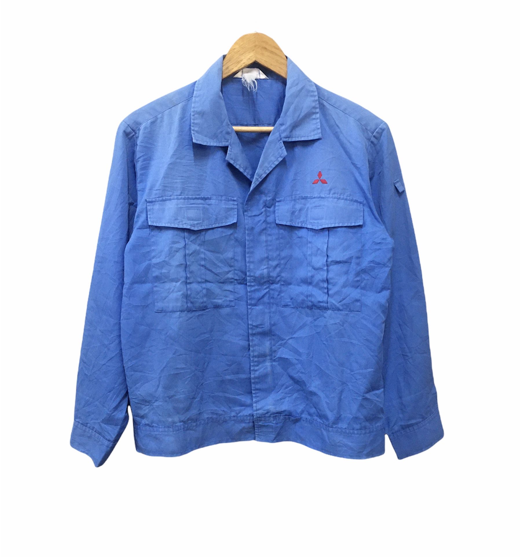 Japanese Brand Vintage Mitsubishi Workers Jacket Size US L / EU 52-54 / 3 - 1 Thumbnail