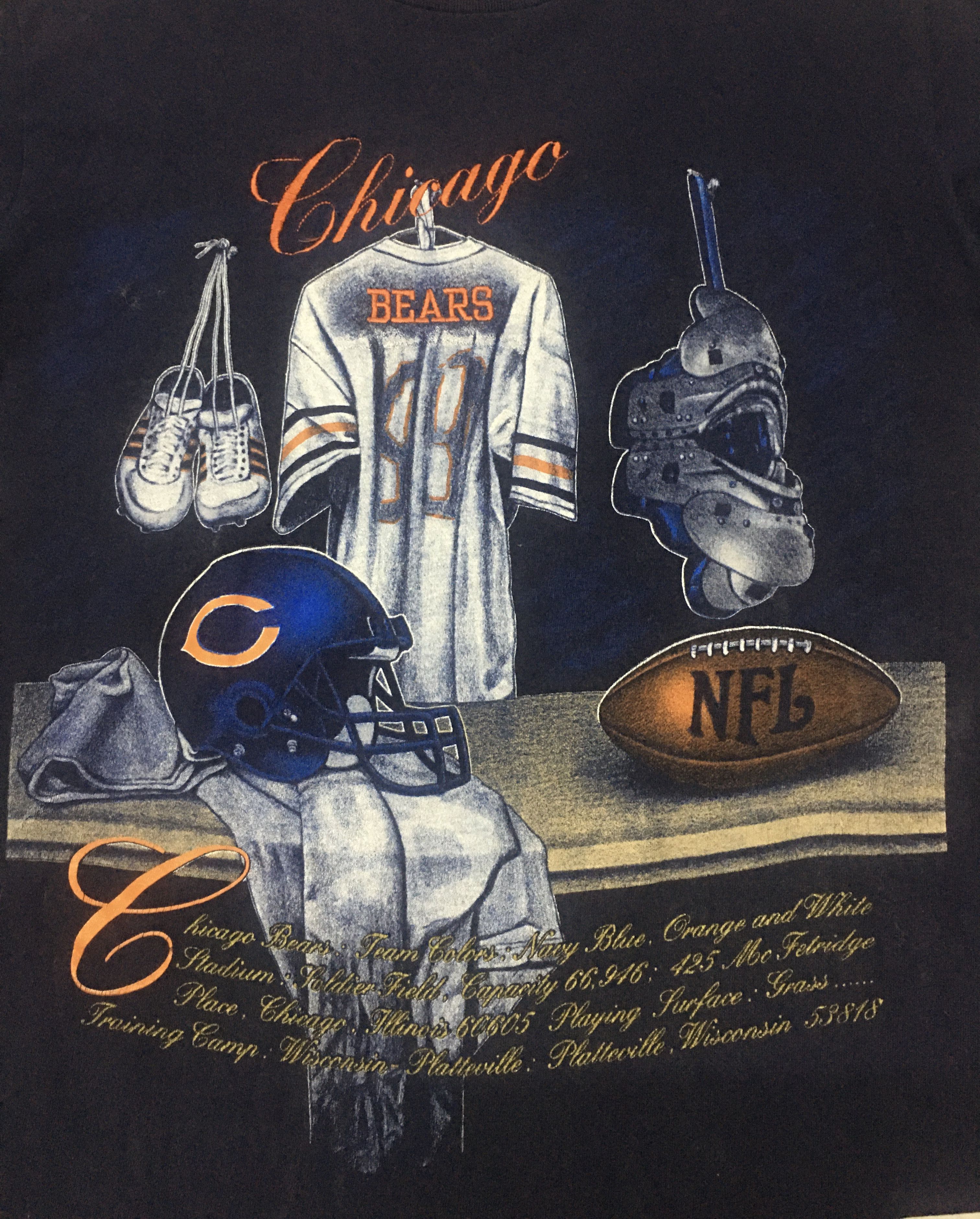 NFL × Nutmeg Vintage x Nutmeg Mills x Chicago Bears T-Shirt Size US M / EU 48-50 / 2 - 2 Thumbnail