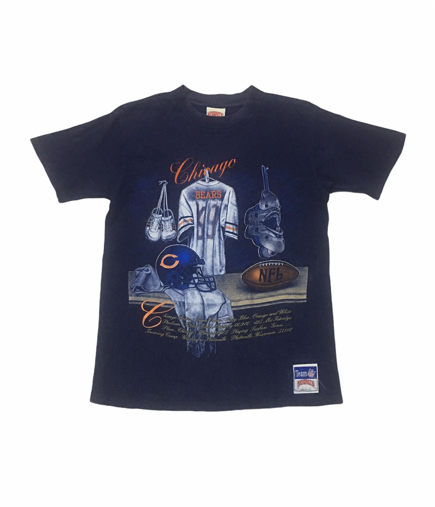 NFL × Nutmeg Vintage x Nutmeg Mills x Chicago Bears T-Shirt Size US M / EU 48-50 / 2 - 1 Thumbnail