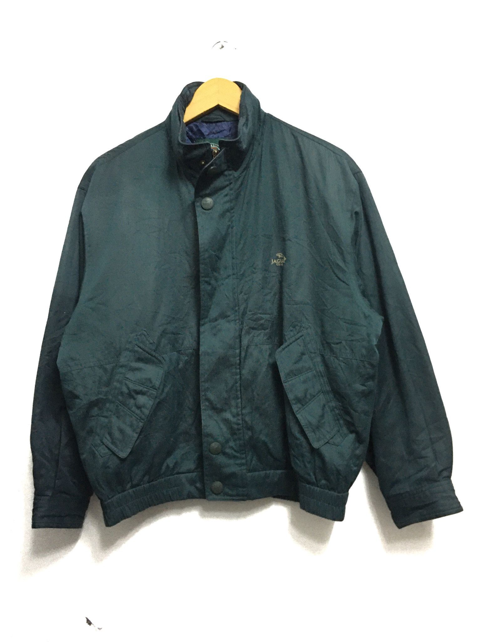 Sports Specialties × Vintage Vintage Jaguar Bombers jacket scovill button hidden hoodie Size US L / EU 52-54 / 3 - 6 Thumbnail