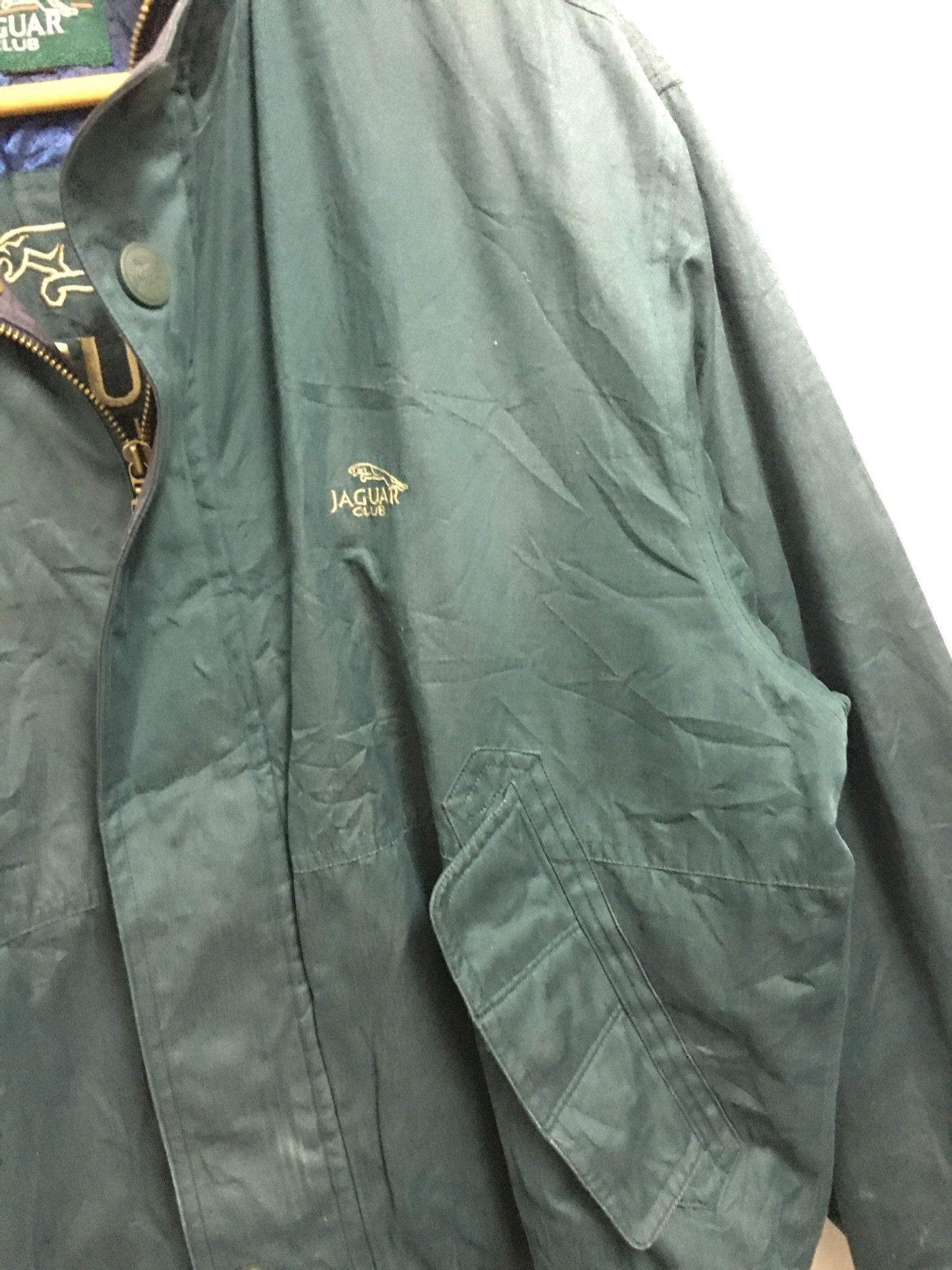 Sports Specialties × Vintage Vintage Jaguar Bombers jacket scovill button hidden hoodie Size US L / EU 52-54 / 3 - 3 Thumbnail