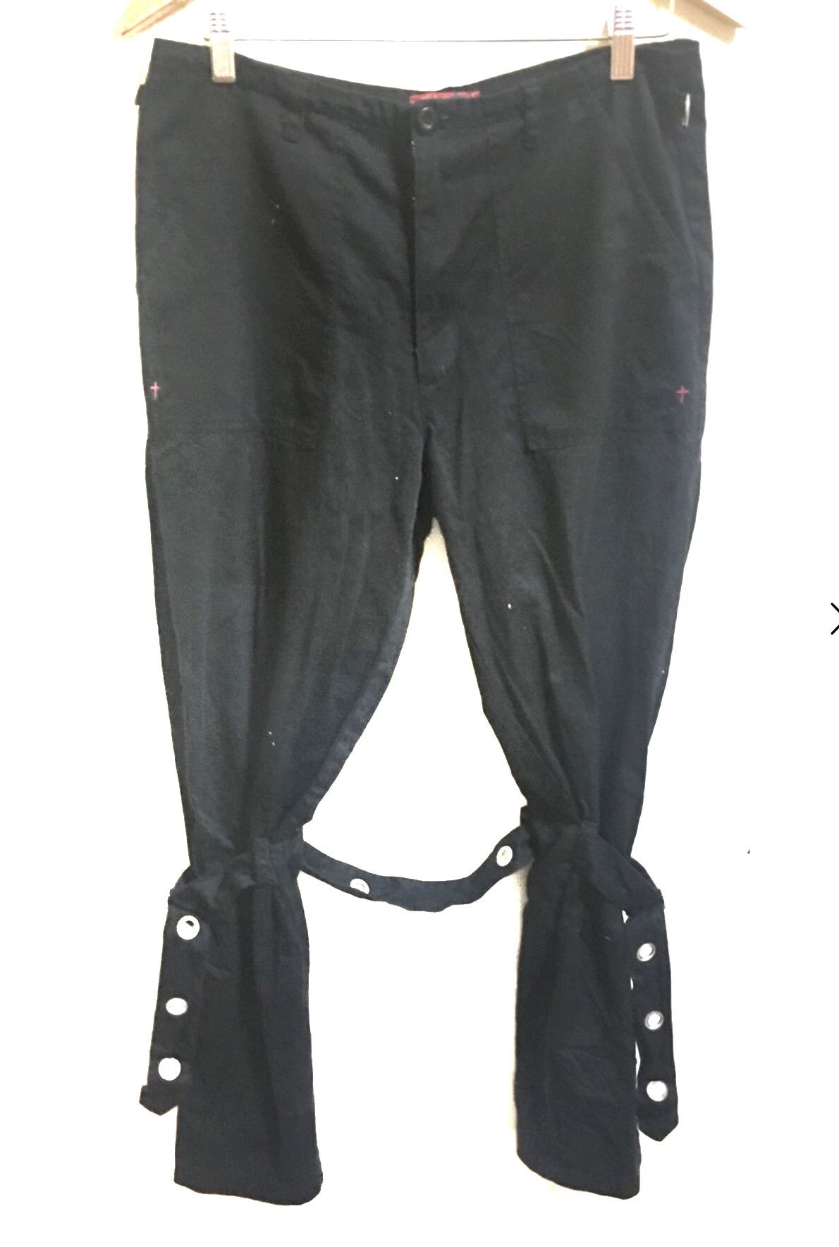 Japanese Brand × Le Grande Bleu (L.G.B.) × Seditionaries Japanese Seditionaries MAD Punk Bondage Parachute pants Size US 32 / EU 48 - 7 Thumbnail