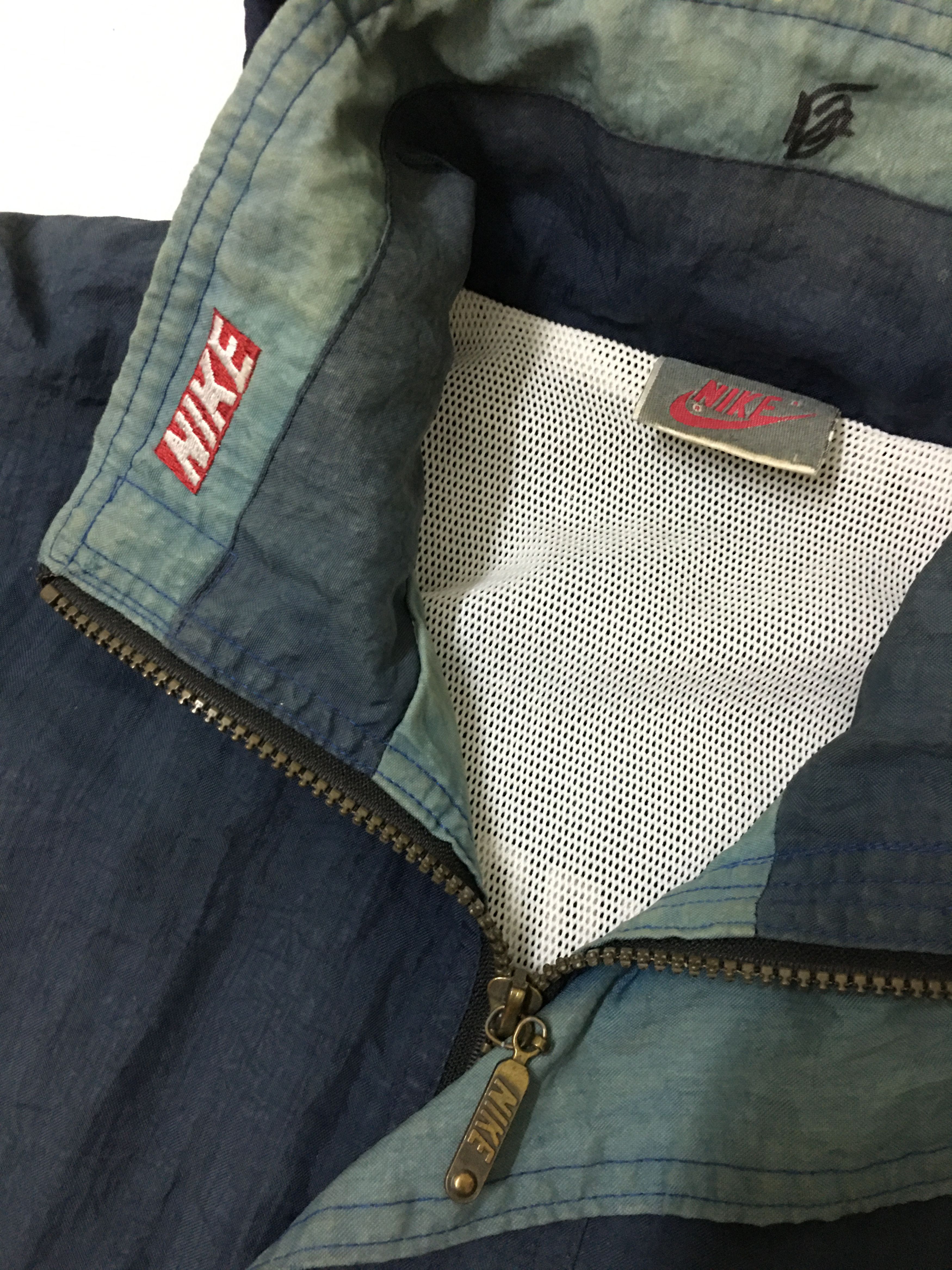 Nike Trashed faded Nike Usa Flag Paches / Light Jacket Size US L / EU 52-54 / 3 - 7 Thumbnail