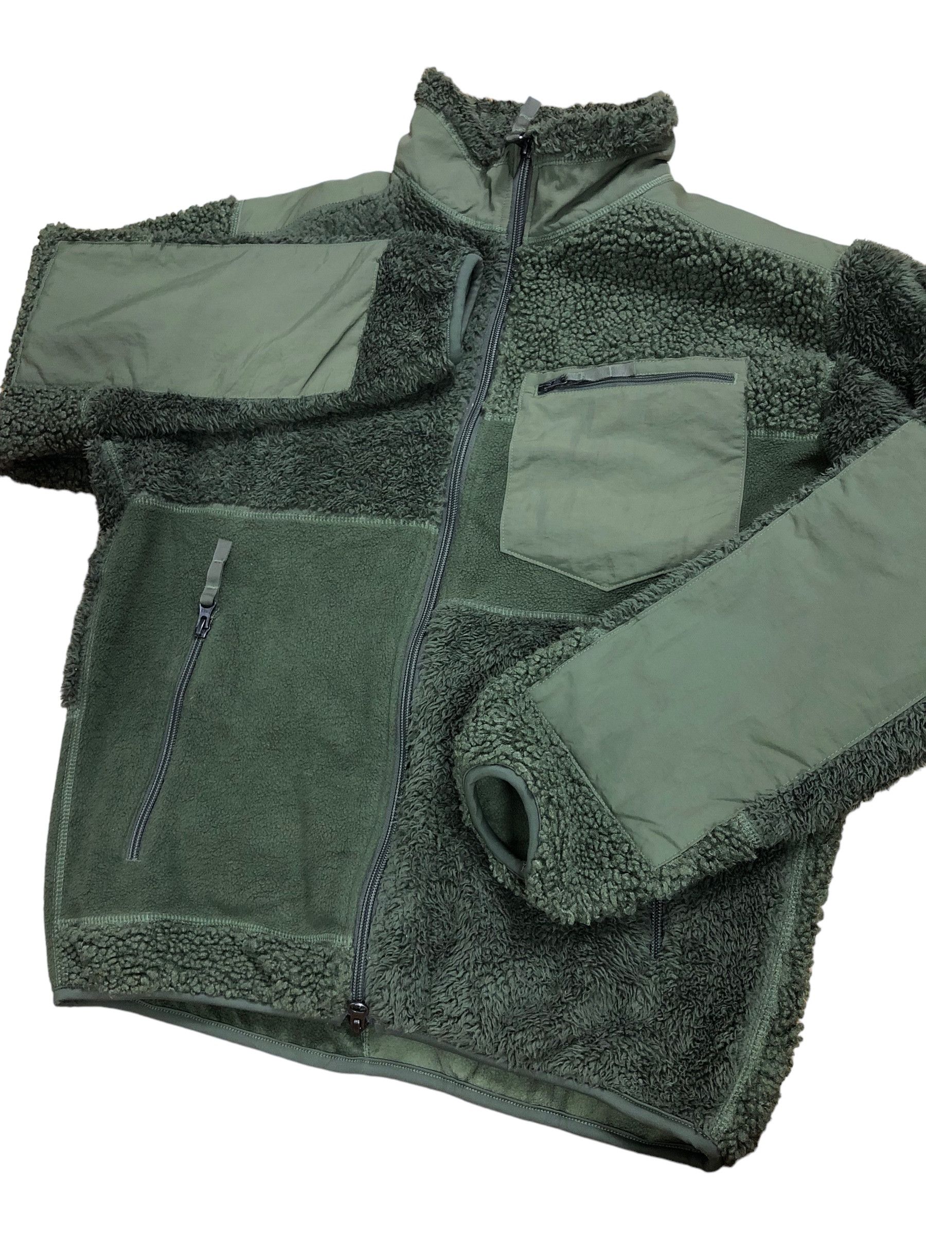 Designer E.G X UNIQLO MULTI-FLEECE PILED SHERPA PATCHWORK JACKET Size US M / EU 48-50 / 2 - 14 Thumbnail