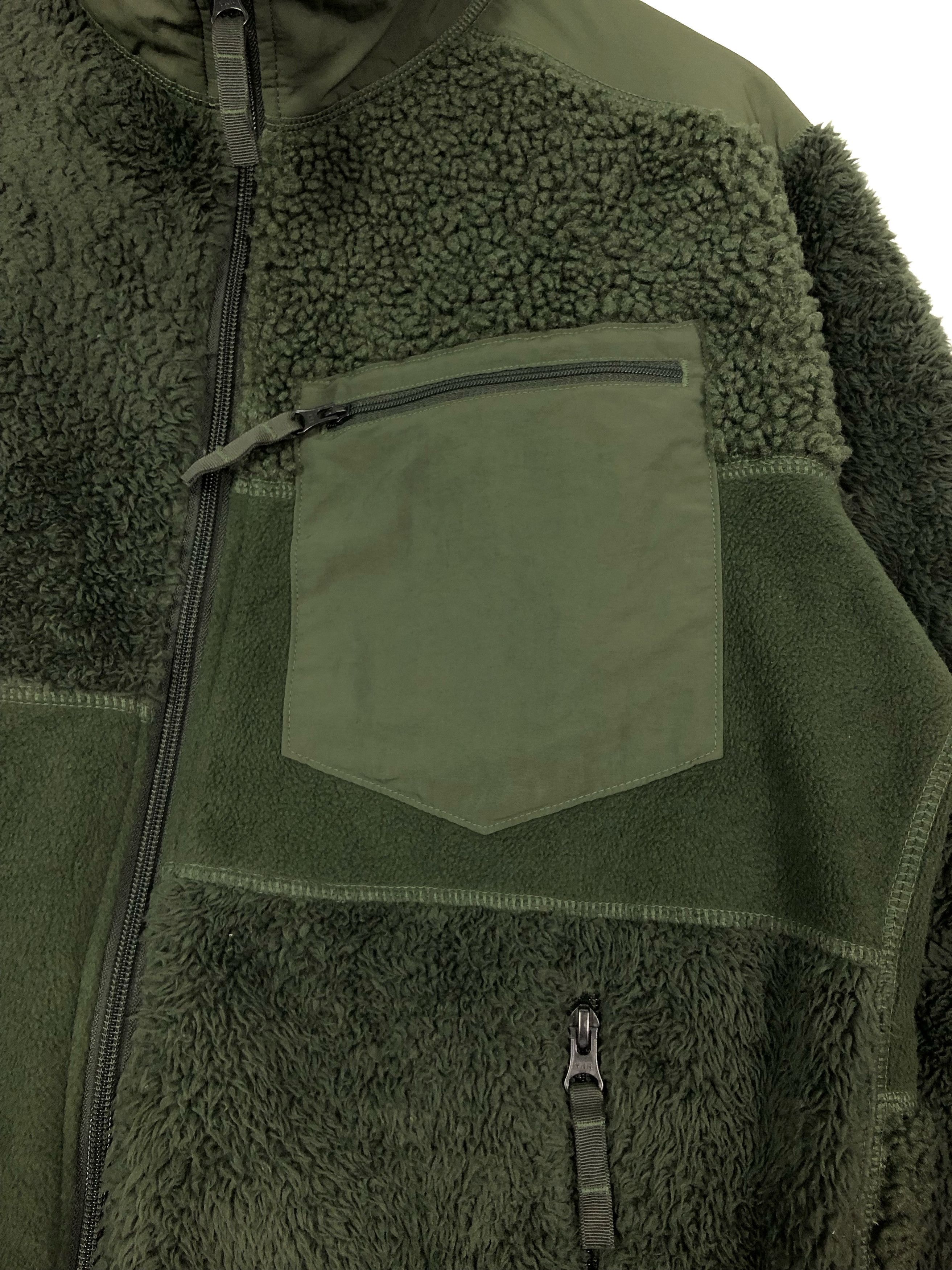 Designer E.G X UNIQLO MULTI-FLEECE PILED SHERPA PATCHWORK JACKET Size US M / EU 48-50 / 2 - 6 Thumbnail