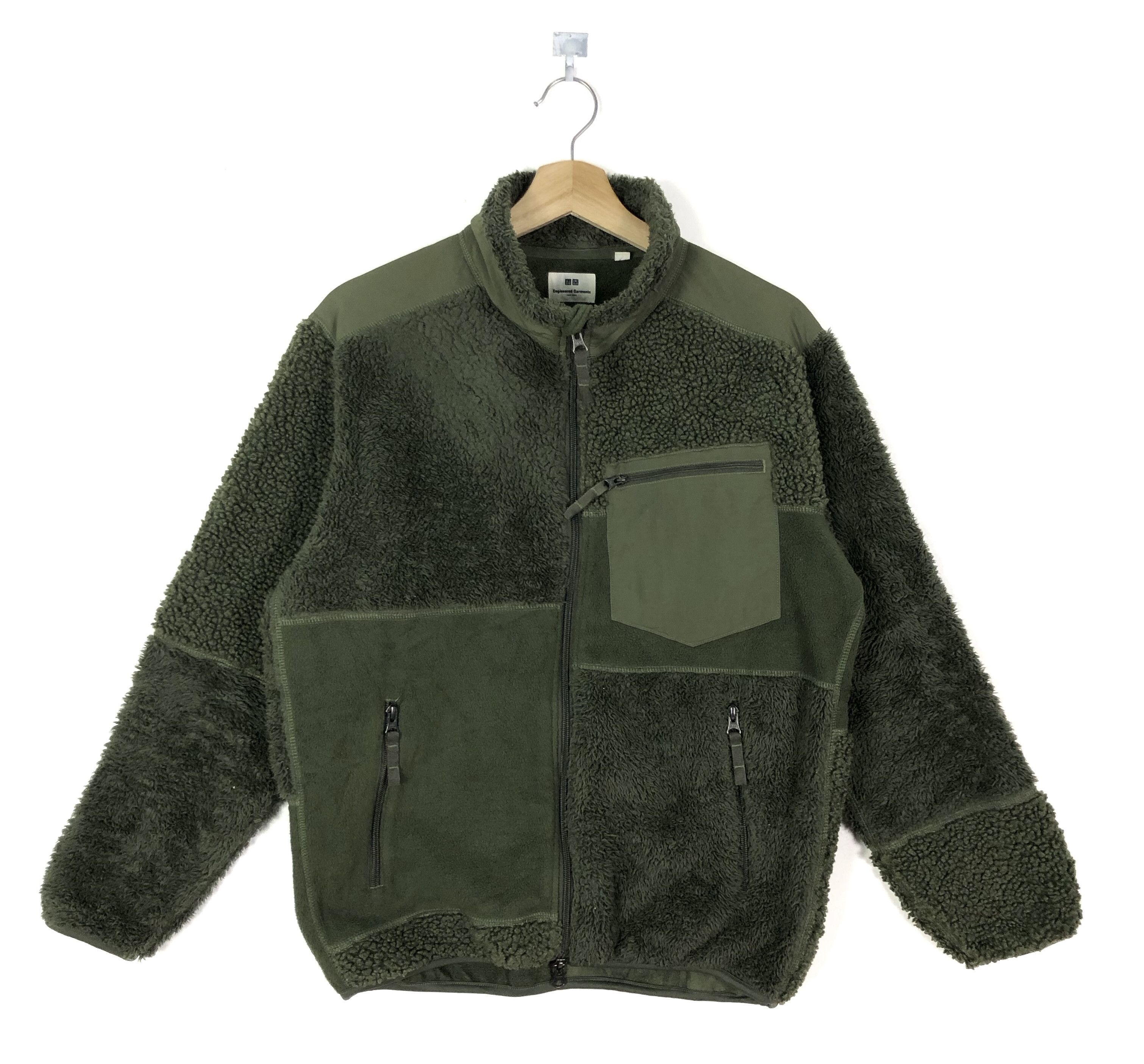 Designer E.G X UNIQLO MULTI-FLEECE PILED SHERPA PATCHWORK JACKET Size US M / EU 48-50 / 2 - 2 Thumbnail