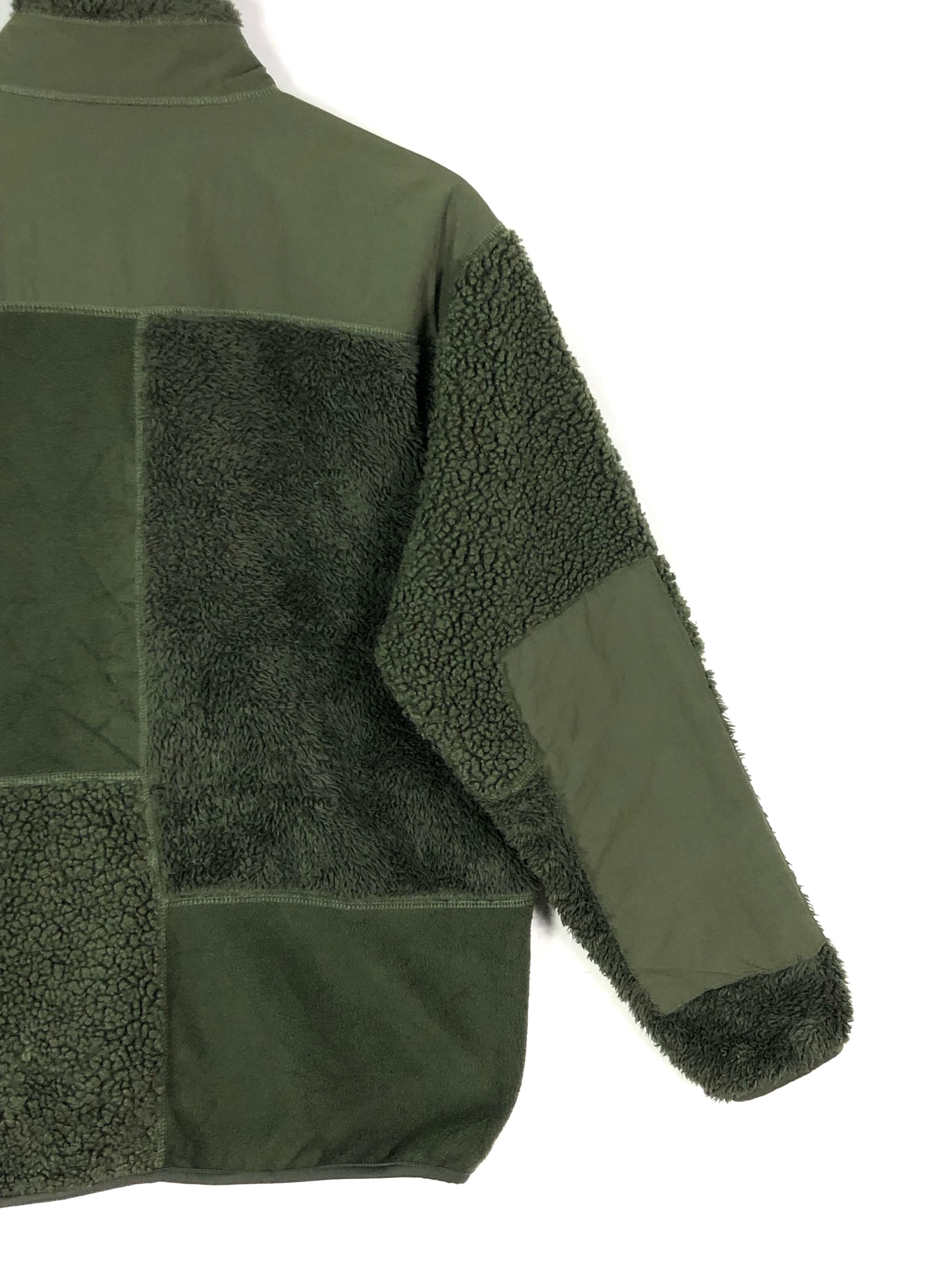 Designer E.G X UNIQLO MULTI-FLEECE PILED SHERPA PATCHWORK JACKET Size US M / EU 48-50 / 2 - 11 Thumbnail