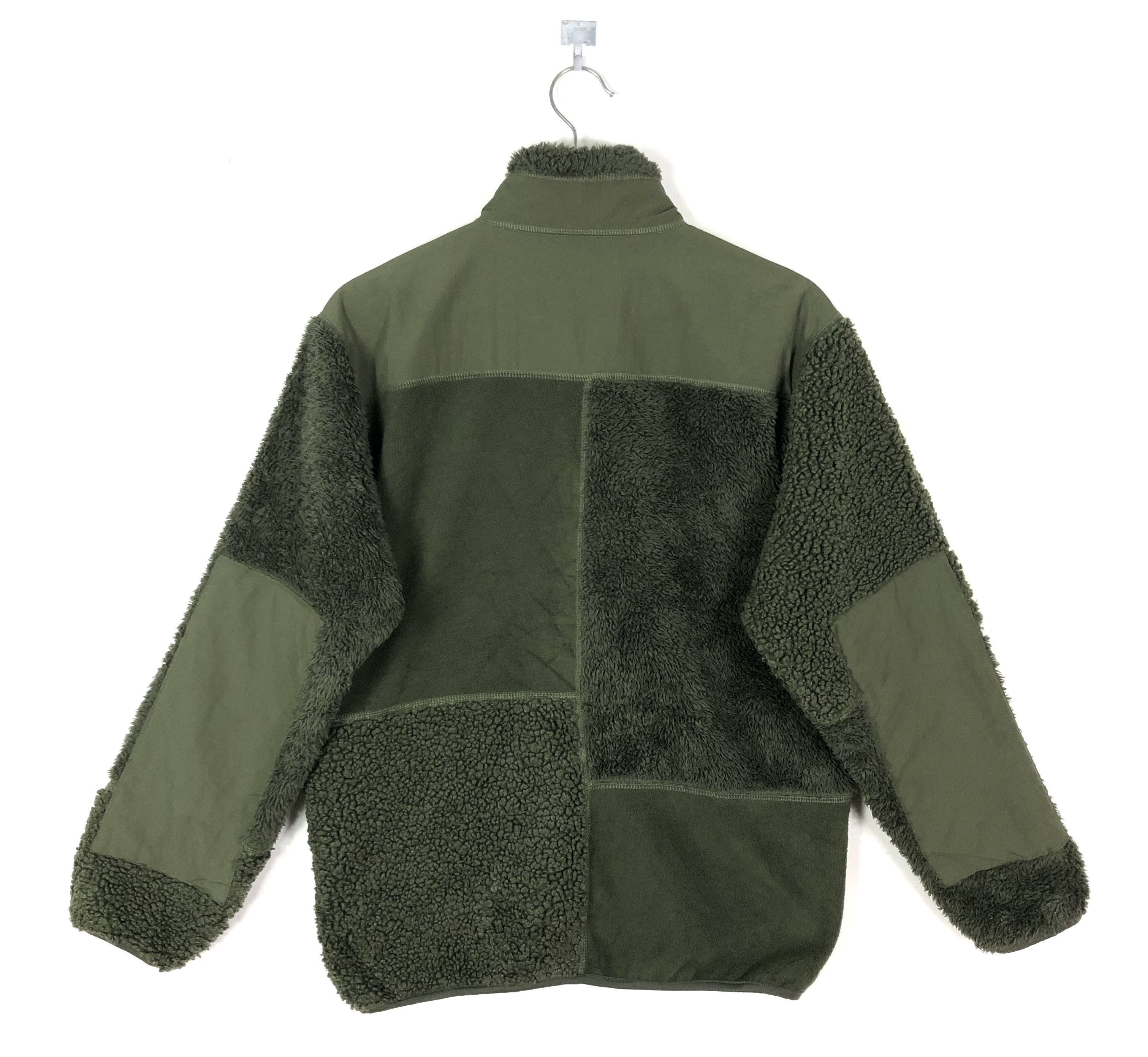 Designer E.G X UNIQLO MULTI-FLEECE PILED SHERPA PATCHWORK JACKET Size US M / EU 48-50 / 2 - 3 Thumbnail