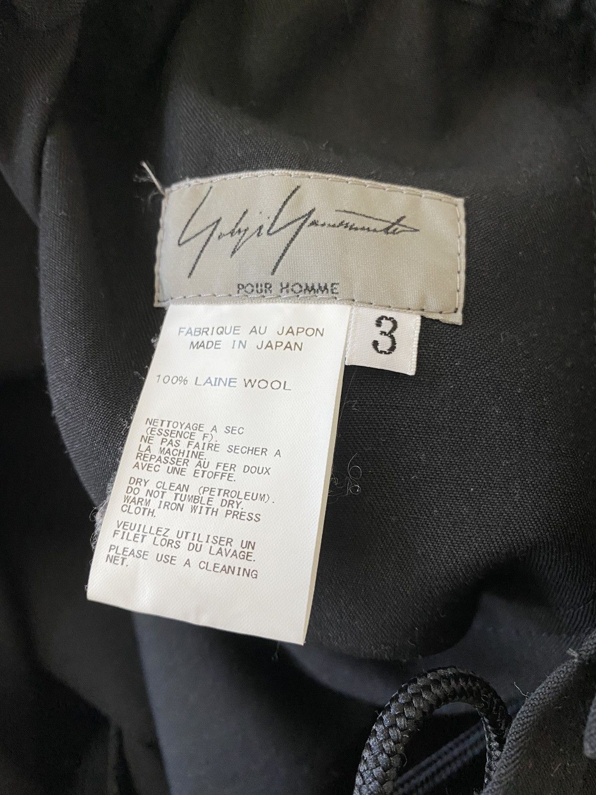 Yohji Yamamoto Yohji Yamamoto Pour Homme skirt shorts Size US 31 - 5 Thumbnail