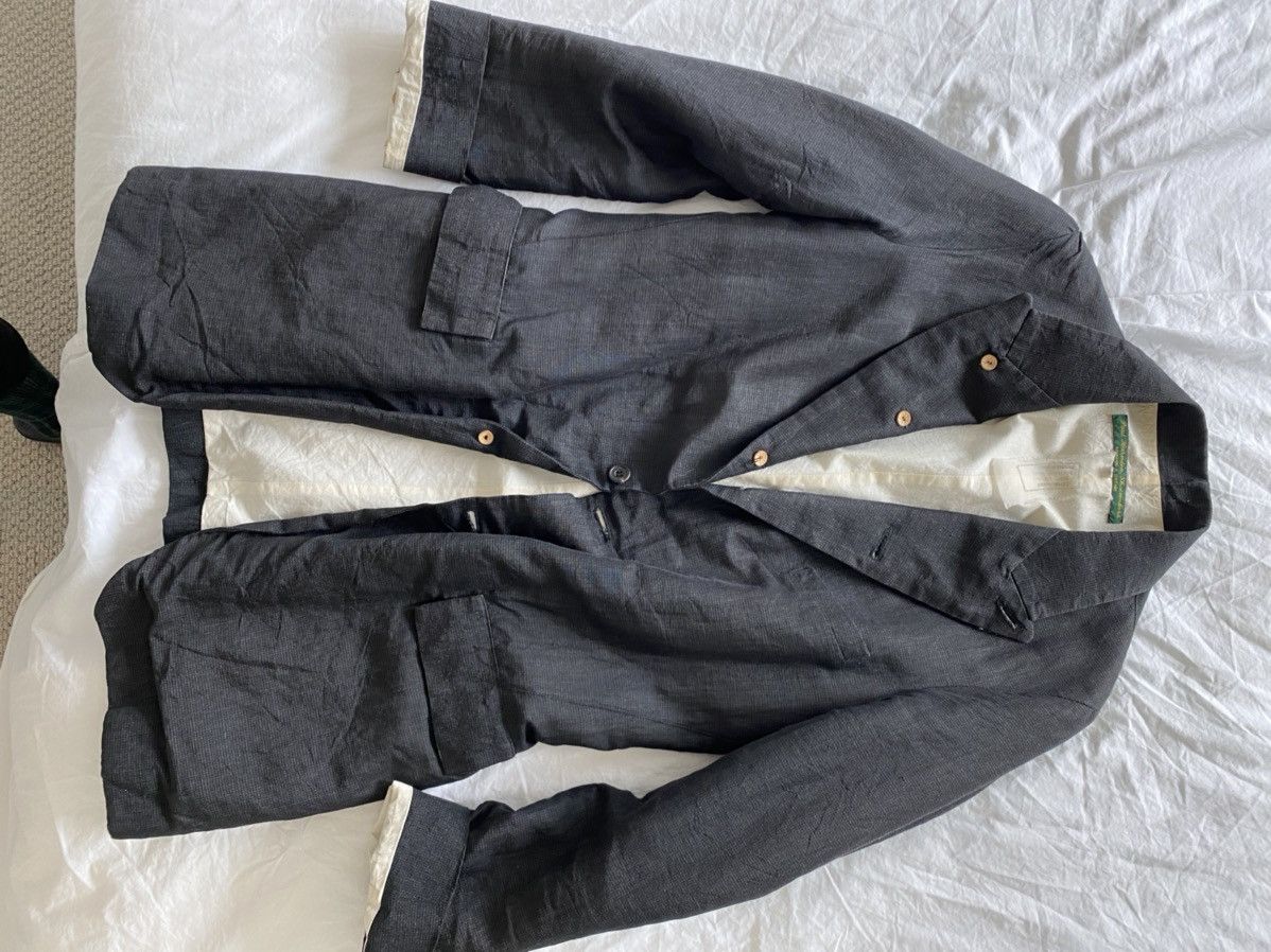 Paul Harnden Shoemakers Paul Harnden Long Blazer Size 38R - 2 Thumbnail