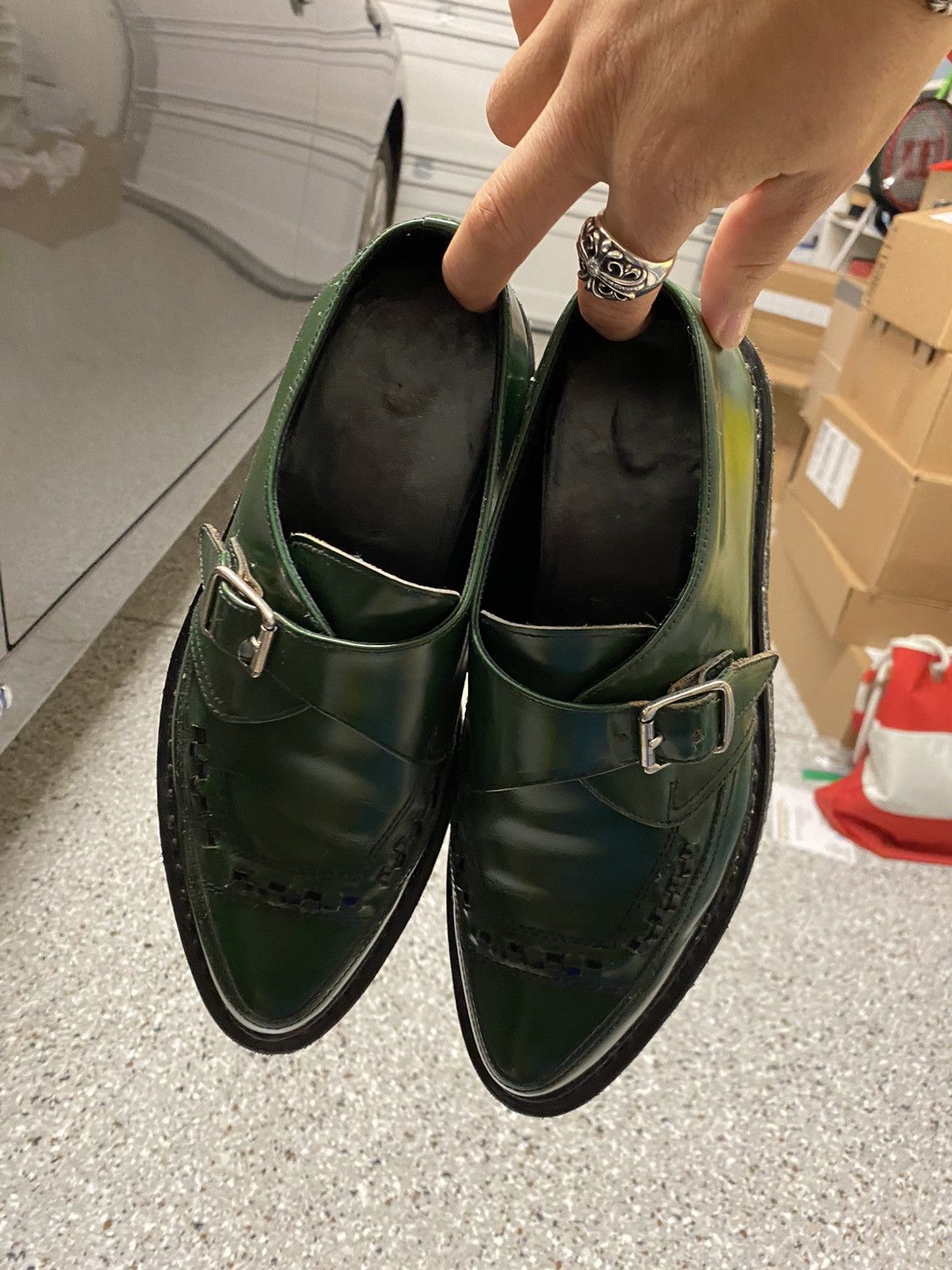 Hedi Slimane × Saint Laurent Paris Saint Laurent Green Creeper Size US 7 / EU 40 - 3 Thumbnail