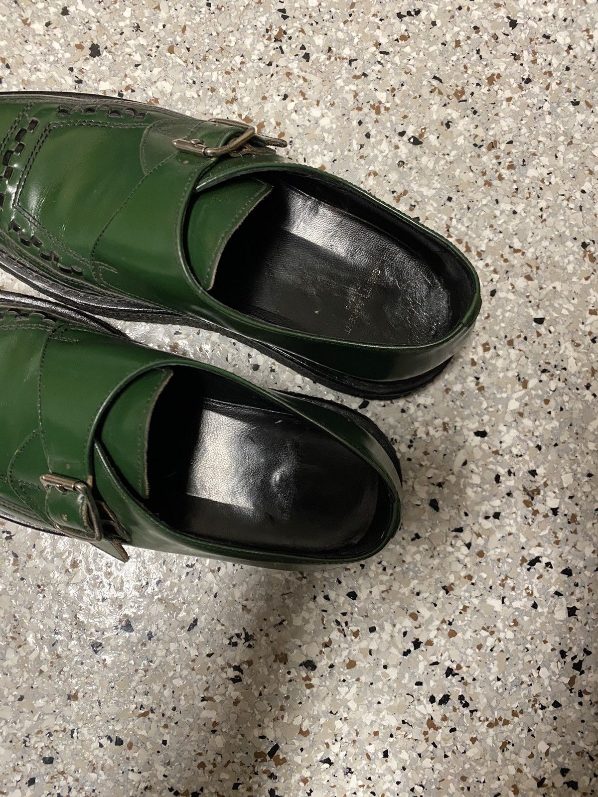 Hedi Slimane × Saint Laurent Paris Saint Laurent Green Creeper Size US 7 / EU 40 - 5 Thumbnail