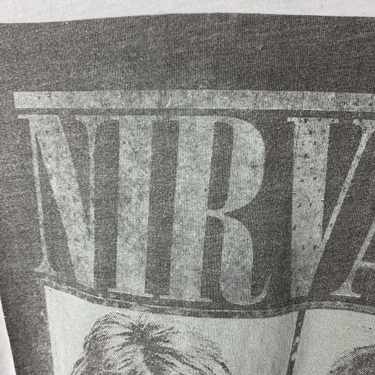 Band Tees Nirvana T-shirt Rare Vintage Band Tee Size US L / EU 52-54 / 3 - 10 Thumbnail