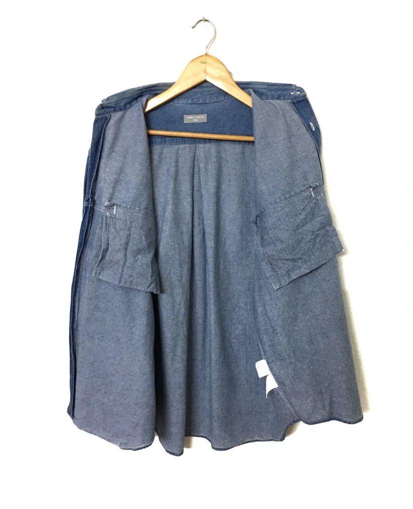 Comme des Garcons × Comme des Garcons Homme Plus AD1991 COMME DES GARÇONS homme BUTTON UP SHIRT Size US L / EU 52-54 / 3 - 3 Thumbnail