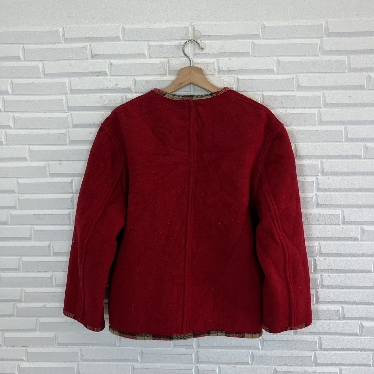Japanese Brand RARE REVERSIBLE TARTAN DESIGN JACKET INSPIRED ISSEY MIYAKE Size US M / EU 48-50 / 2 - 14 Thumbnail