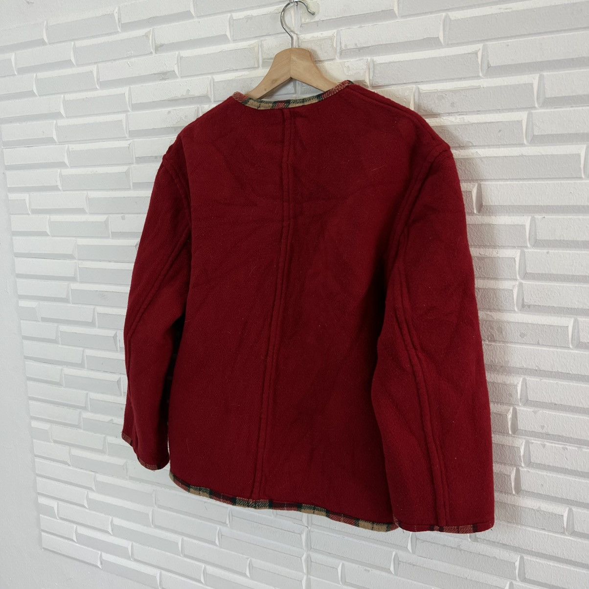 Japanese Brand RARE REVERSIBLE TARTAN DESIGN JACKET INSPIRED ISSEY MIYAKE Size US M / EU 48-50 / 2 - 15 Thumbnail