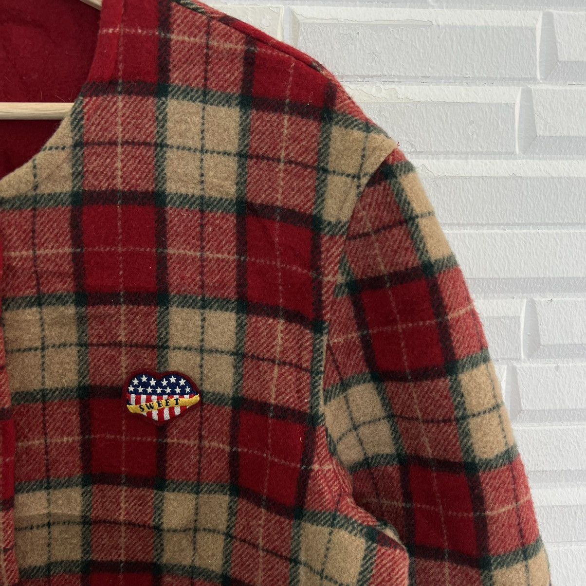 Japanese Brand RARE REVERSIBLE TARTAN DESIGN JACKET INSPIRED ISSEY MIYAKE Size US M / EU 48-50 / 2 - 4 Thumbnail