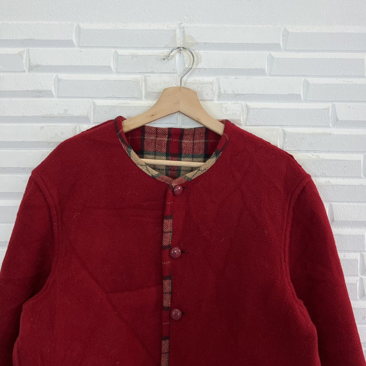 Japanese Brand RARE REVERSIBLE TARTAN DESIGN JACKET INSPIRED ISSEY MIYAKE Size US M / EU 48-50 / 2 - 11 Thumbnail