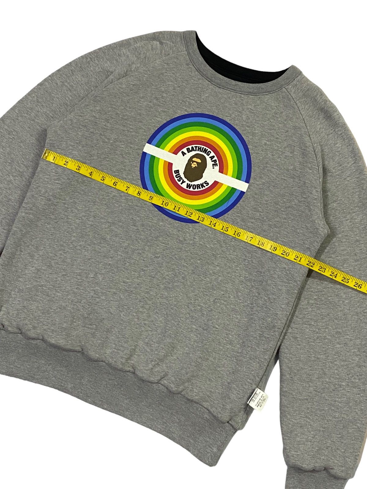 Bape × Nigo A BATHING APE BUSY WORKS REVERSIBLE SWEATSHIRT Size US M / EU 48-50 / 2 - 4 Thumbnail