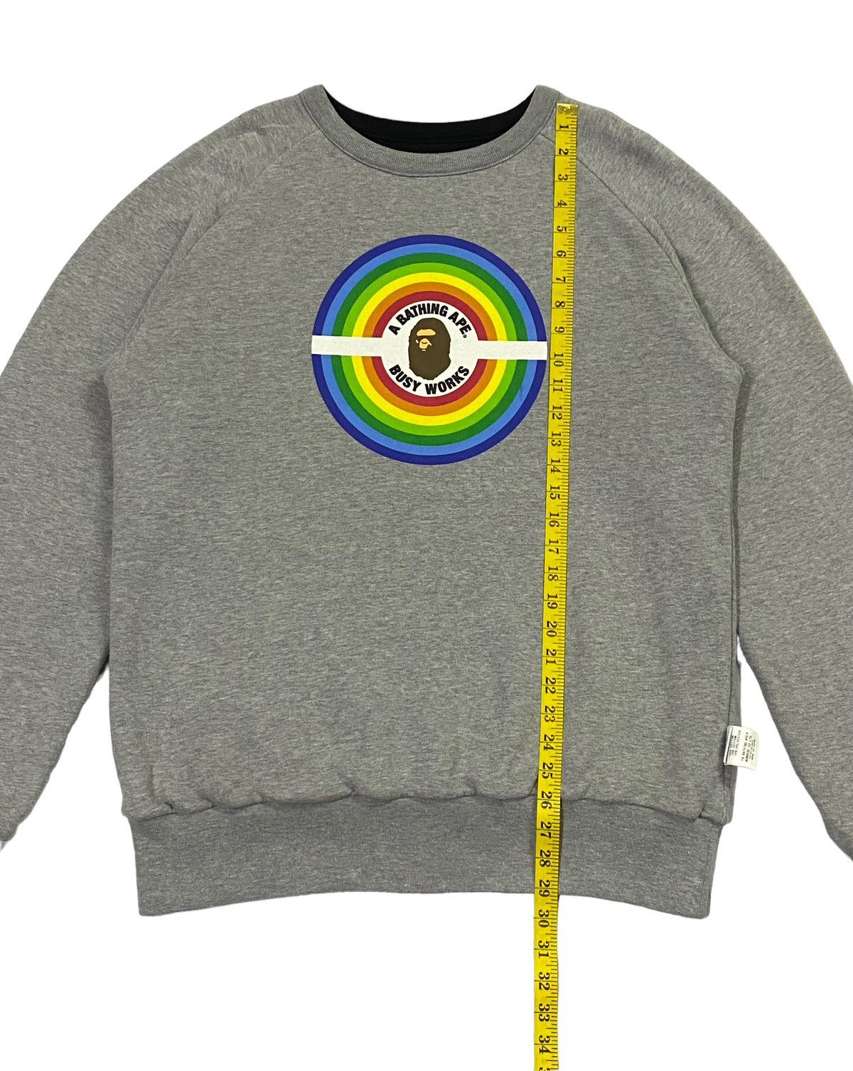 Bape × Nigo A BATHING APE BUSY WORKS REVERSIBLE SWEATSHIRT Size US M / EU 48-50 / 2 - 5 Thumbnail