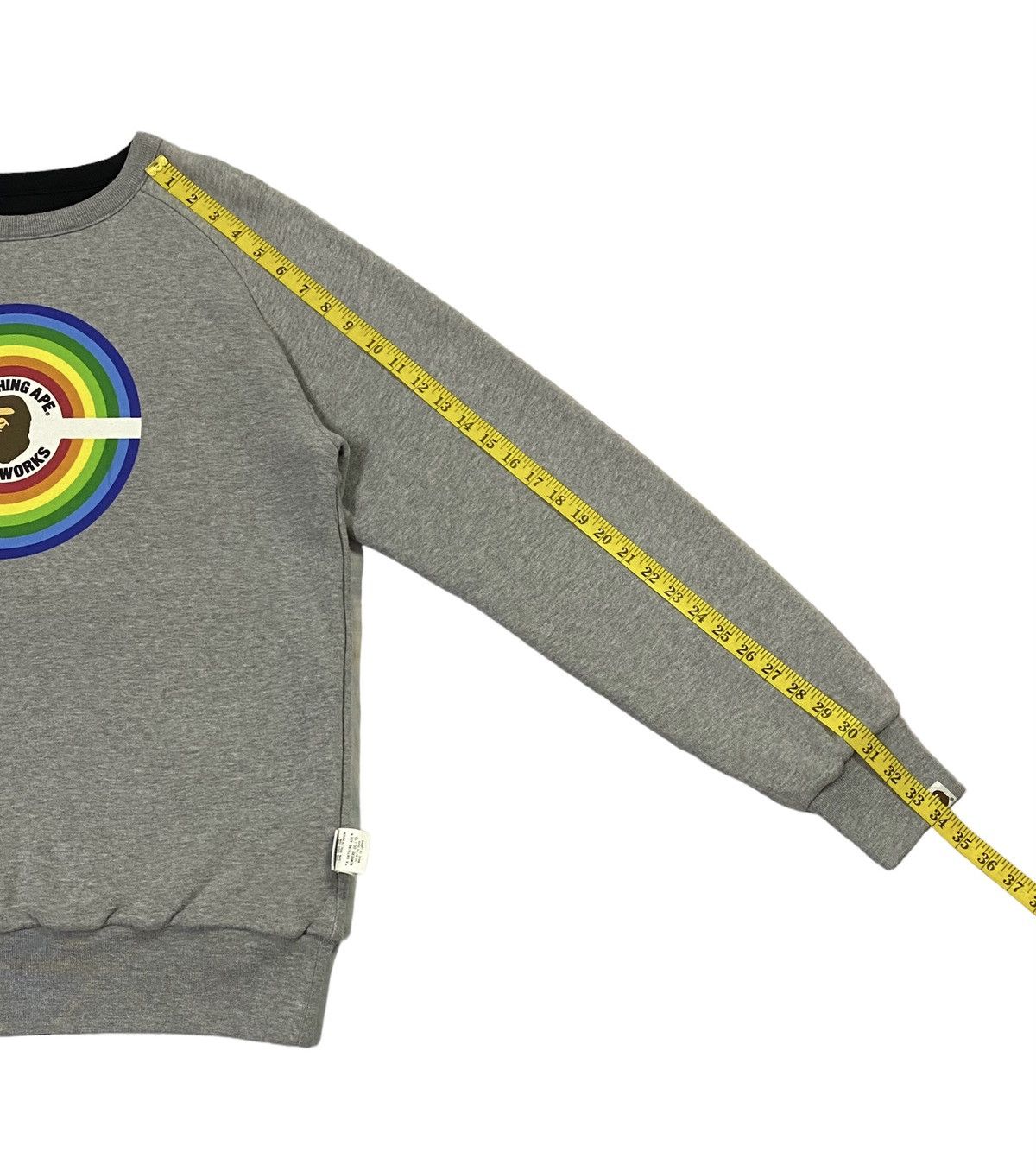 Bape × Nigo A BATHING APE BUSY WORKS REVERSIBLE SWEATSHIRT Size US M / EU 48-50 / 2 - 6 Thumbnail