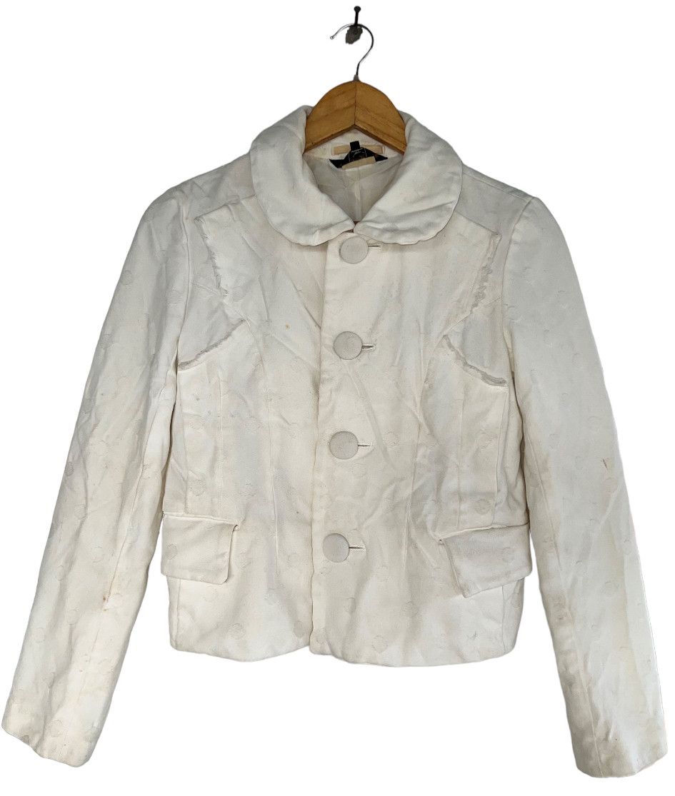 Comme des Garcons × Japanese Brand AD2006 Comme Des Garcons Women Embroidered Polcadot Jacket Size S / US 4 / IT 40 - 17 Thumbnail