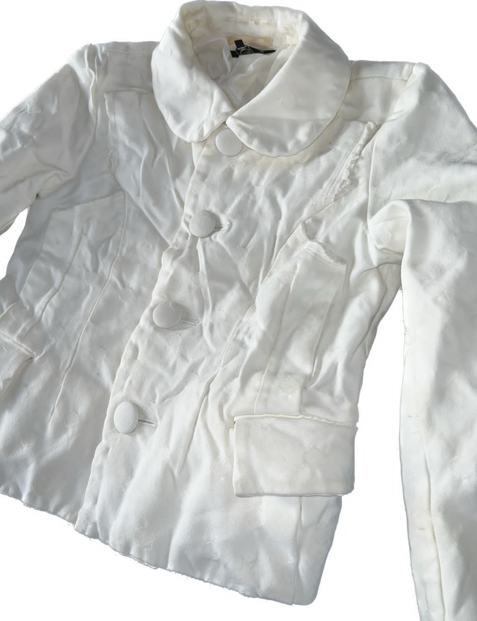 Comme des Garcons × Japanese Brand AD2006 Comme Des Garcons Women Embroidered Polcadot Jacket Size S / US 4 / IT 40 - 3 Thumbnail