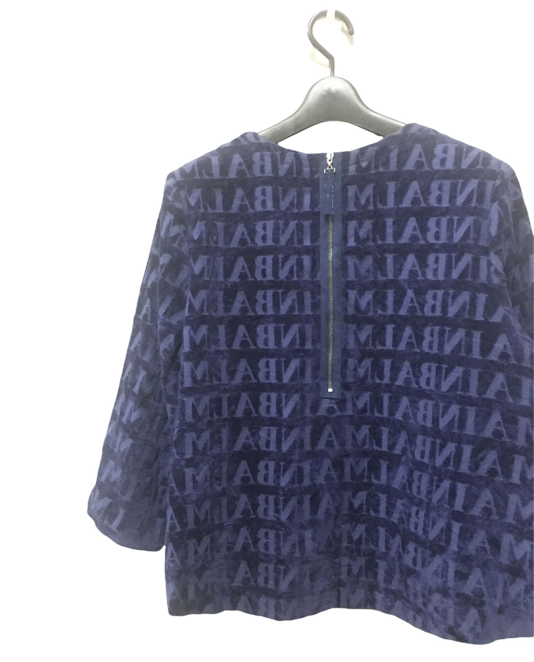 Balmain × Vintage Vintage Balmain Over Print Very Cool Design Size M / US 6-8 / IT 42-44 - 5 Thumbnail